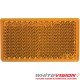 WR106 Series Reflector 59 x 31mm - Amber WR106 Series Reflector 59 x 31mm - Amber